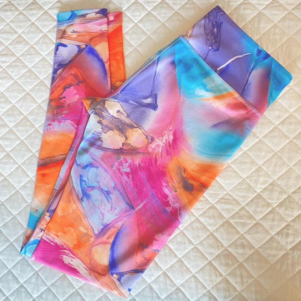 Mika Watercolor Pants/Leggings multicolor